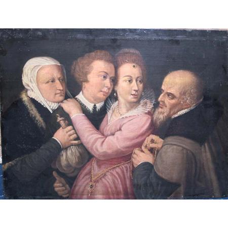 German School 16th/17th Century The Betrothal	