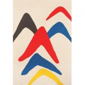 Alexander Calder BOOMERANGS Color lithograph
	