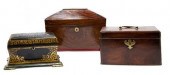 Regency Rosewood Tea Caddy T with 6a00c