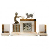 Art Deco Clock Garniture Estimate 400 600 6a383