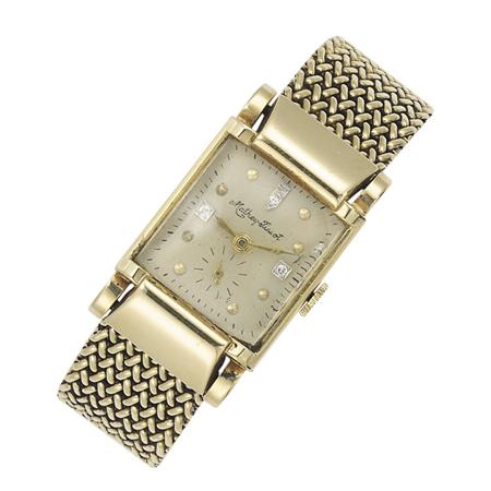 Gentlemans Gold Wristwatch Estimate 500 700 6b0a7