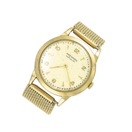 Gentlemans Gold Wristwatch Movado  6b010