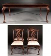 Chippendale style mahogany dining 77d7b