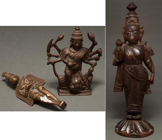 Indian patinated bronze figure 78072