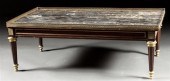Louis XVI style brass-mounted mahogany