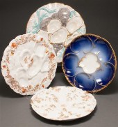 Three Limoges porcelain oyster 783d2