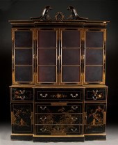 George III style chinoiserie decorated