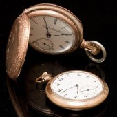 Two Elgin pocket watches 1) gold-filled