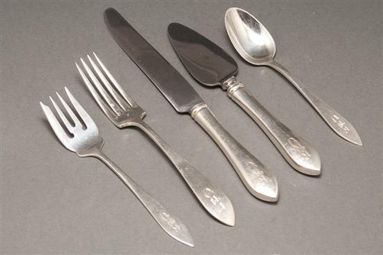 Group of American silver flatware 78637