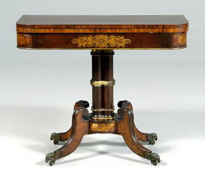 American classical card table, fold-over