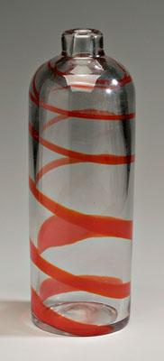Primavera art glass vase, cylindrical