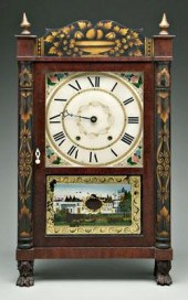 Eli Terry shelf clock, classical with
