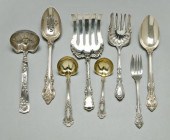 20 pieces assorted sterling flatware: