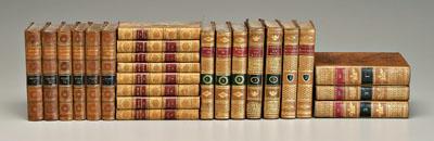 24 leather bound books Eight volumes 90c77