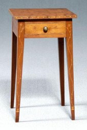Federal inlaid cherry stand line 90d68