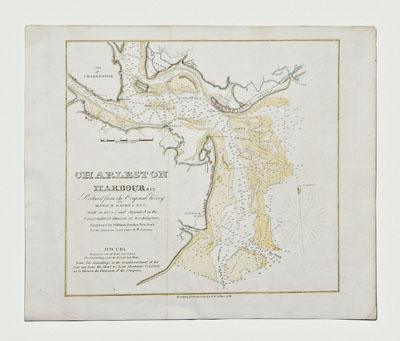 1841 Charleston Harbor map, "Reduced from