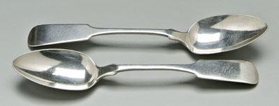Pair Charleston coin silver spoons  90db9