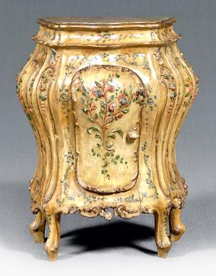 Venetian rococo style painted commode  911e9