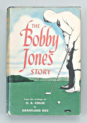 Bobby Jones signed golf book Grantland 9134d