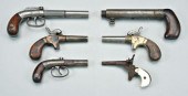 Six 19th century pistols percussion 913df