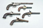 Five 19th century pistols English 913e0