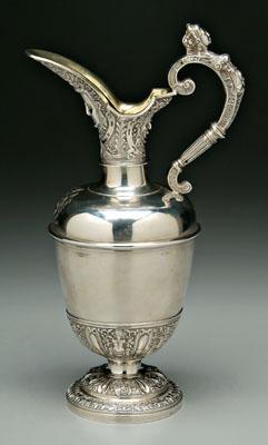 English silver wine ewer urn form  9108c