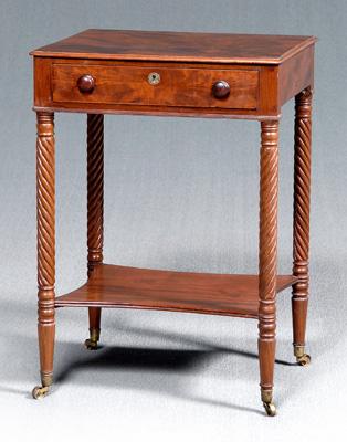 Fine Federal mahogany sewing stand  91153