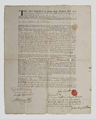 Three Colonial American documents  91641