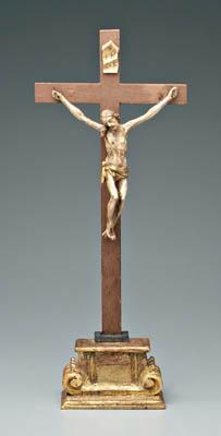 17th century German crucifix figure 917be