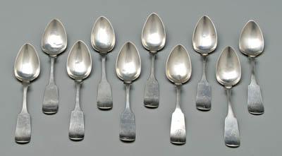 Set Charleston coin silver spoons  9154f