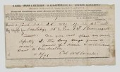 Confederate 1862 telegram, partially