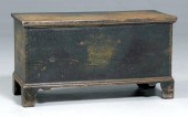 Paint decorated Southern chest, yellow