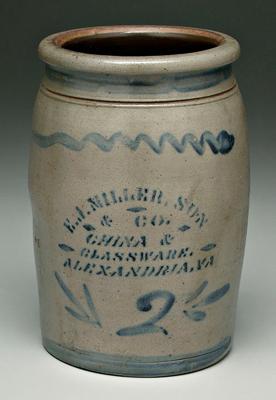 Virginia stoneware jar salt glazed  91a3e