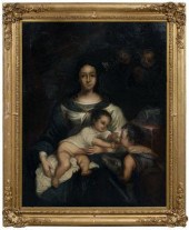 Old Master painting Madonna with 91b92