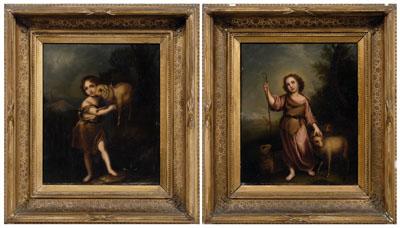Pair paintings after Murillo quot The 91ba4