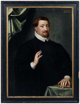 Painting, follower of G. Gortzius, portrait