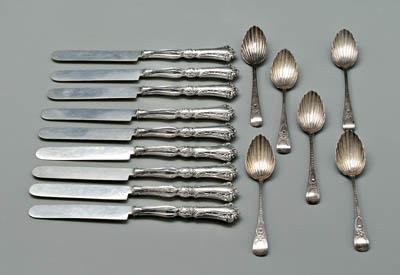 15 pieces silver flatware American 918a7