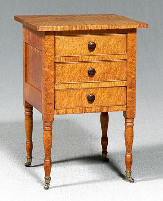 Federal tiger maple stand, highly figured
