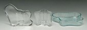 Three pieces Alvar Aalto glass 91c08
