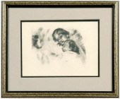 Pierre-Auguste Renoir lithograph (French,