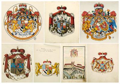 Seven coats of arms Schwarzenberg  921e5