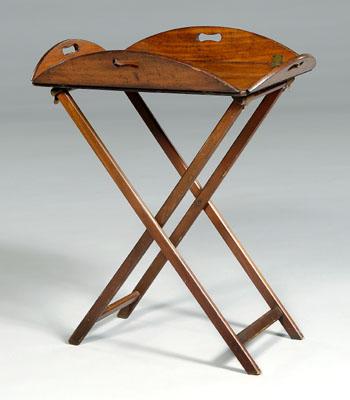 Georgian butler 39 s tray on stand  92254
