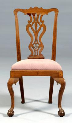 American Chippendale side chair,