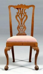 American Chippendale side chair  92047