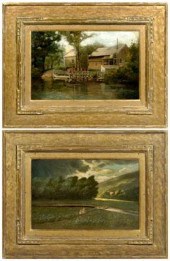 Two Charles Henry Turner paintings one