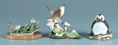 Three Boehm porcelain bird figurines  9259d
