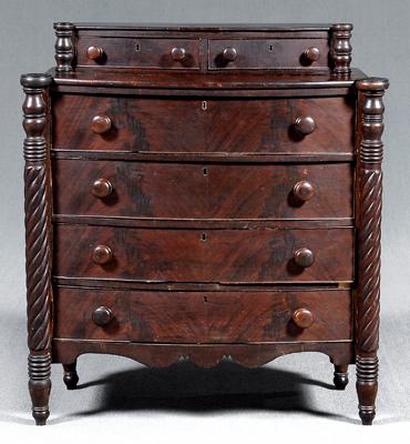 New England Federal mahogany chest  925eb