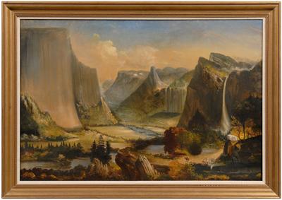 American western painting Yosemite 925f2