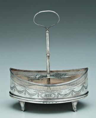 George III English silver cruet 92636