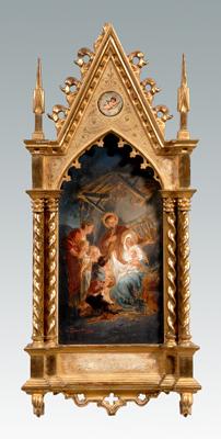 Feuerstein painting Gothic frame  92653